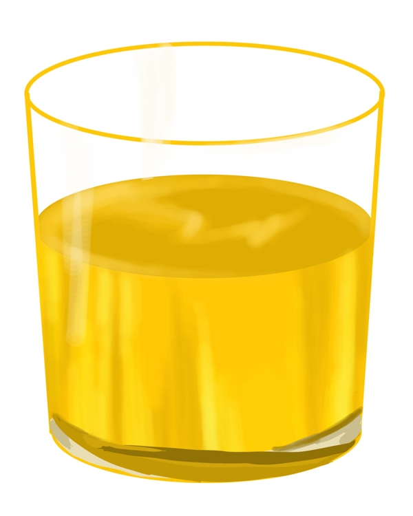 美味黄色果汁
