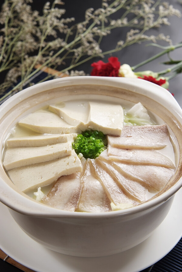 砂锅豆腐白肉图片