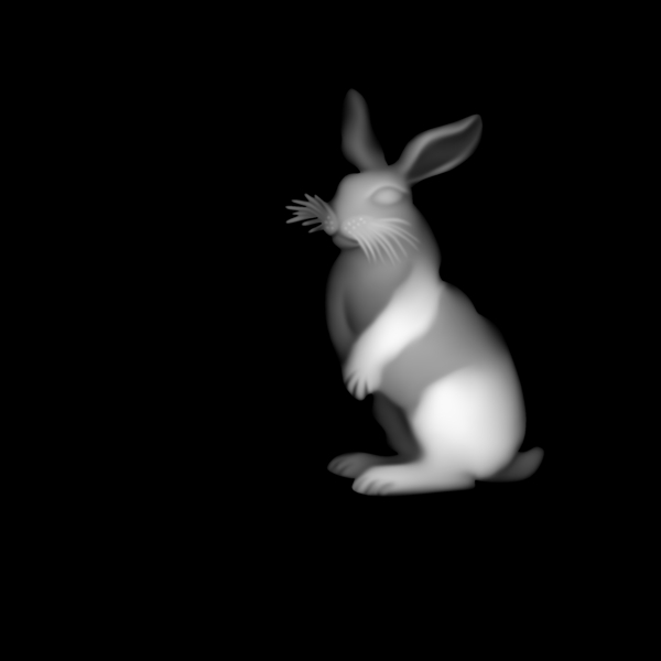兔子灰度图十二生肖灰度图bmp