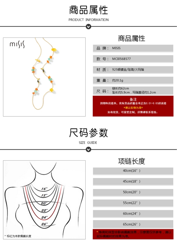 商品属性