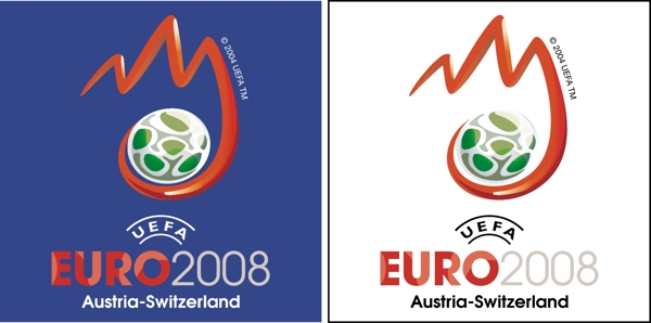 2008欧洲杯标志矢量素材