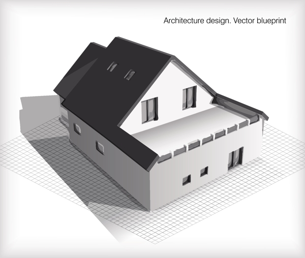 建筑模型示意图图片