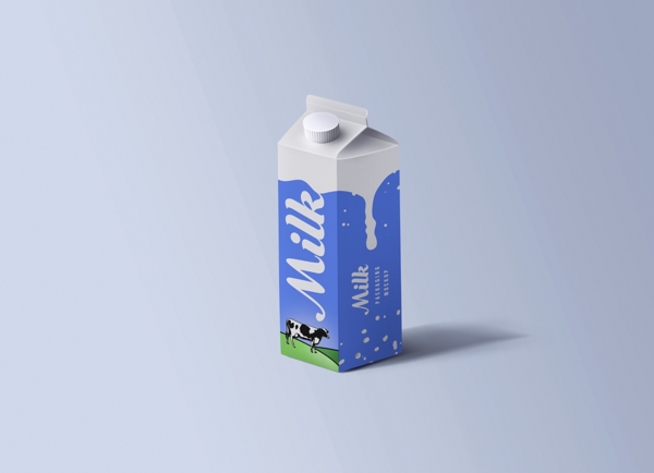 牛奶包装样机