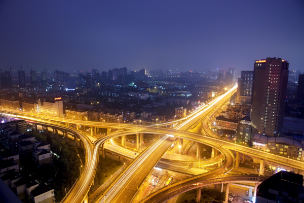 城市夜景高清图片