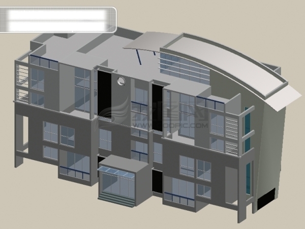 3d多层建筑