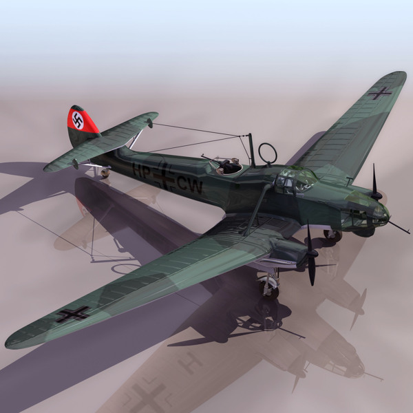 FW58B飞机模型033