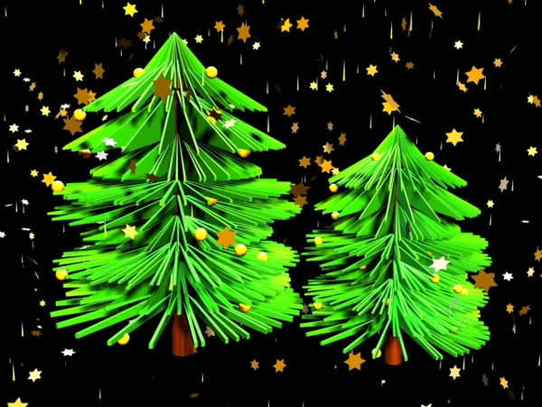 Merrychristmas圣诞树动画