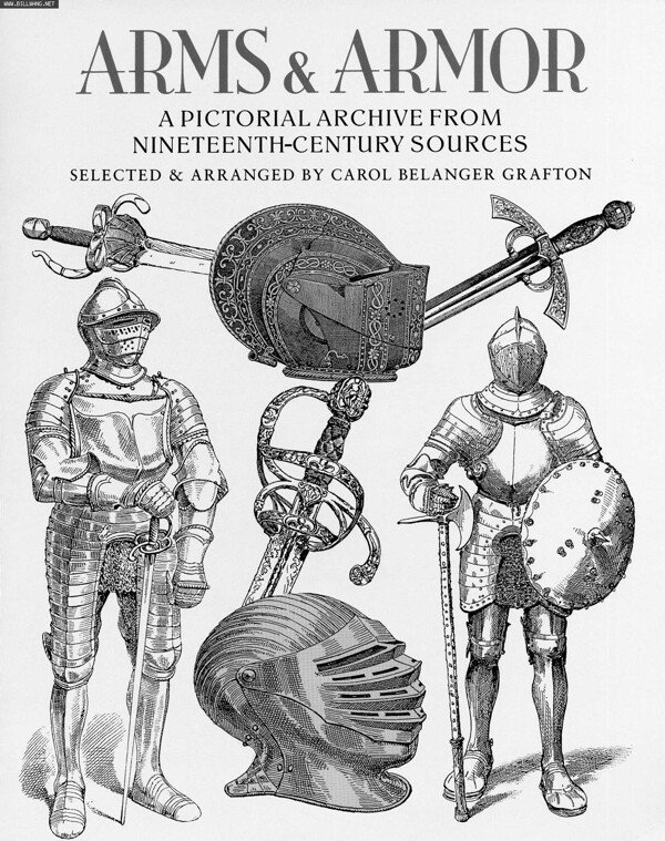 欧洲古代兵器和盔甲设计图