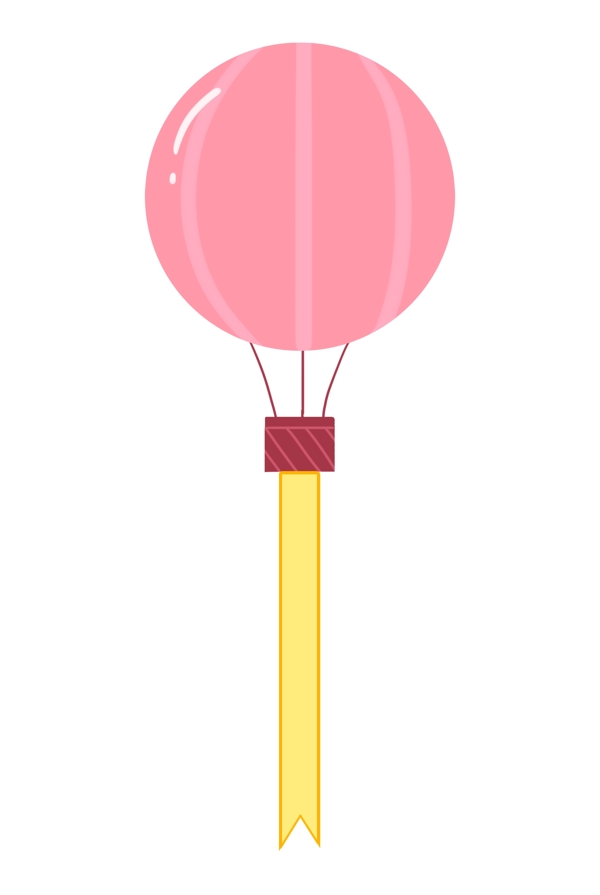 儿童节热气球插画