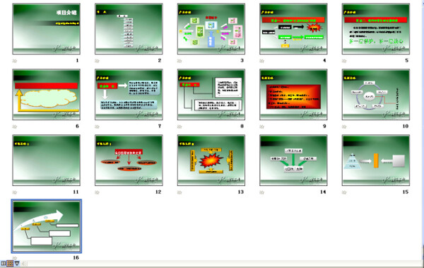 项目介绍PPT模板下载