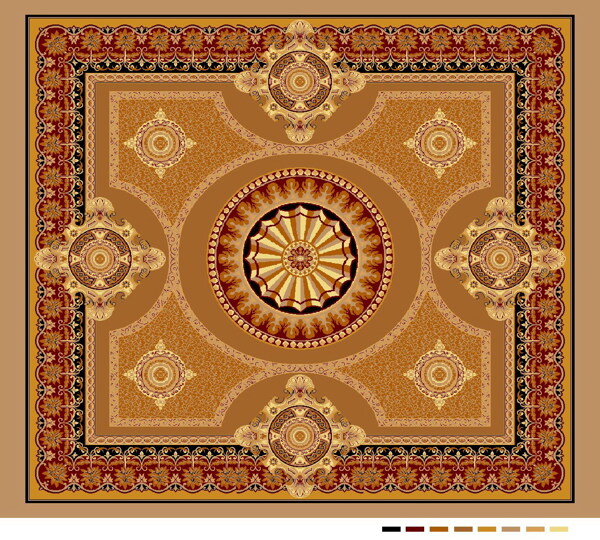 欧式大宴会厅地毯设计图图片