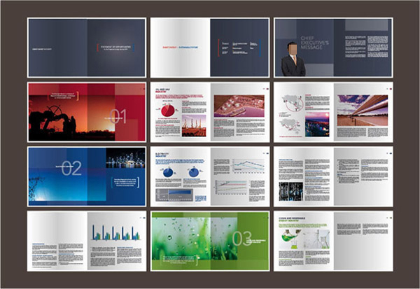 企业商务画册设计模板eps素材下载