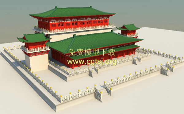 建筑场景3D模型