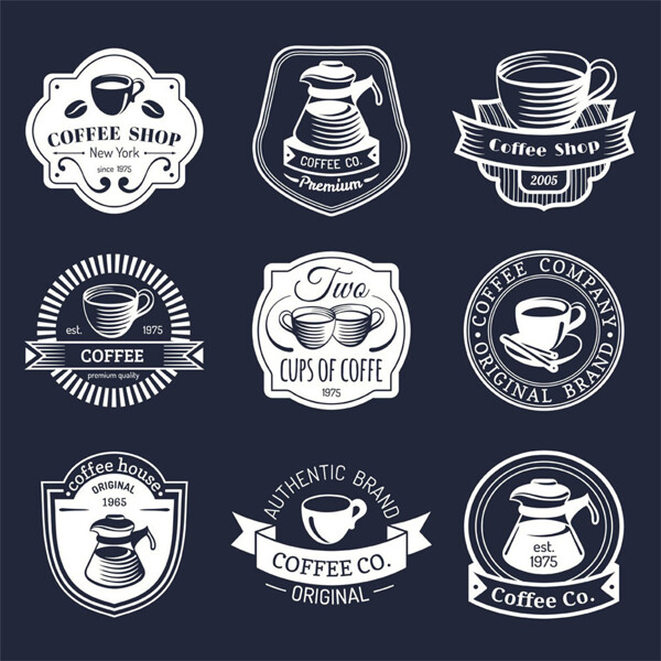 咖啡餐饮标志图片