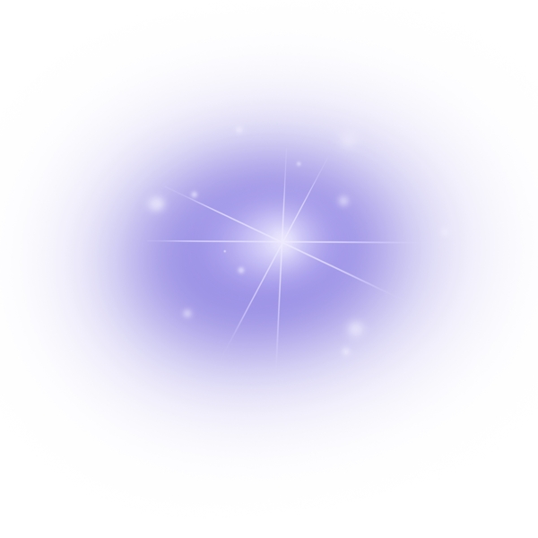 淡紫色射线星光光晕