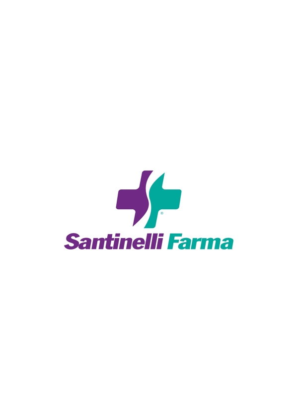 SantinelliFarmalogo设计欣赏SantinelliFarma保健组织标志下载标志设计欣赏