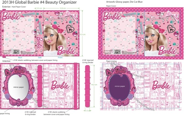 芭比Barbie纸卡图片