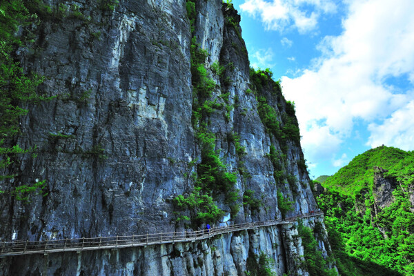 湖北恩施大峡谷图片