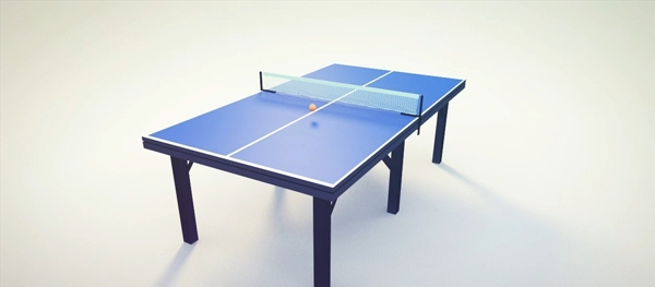 C4D模型动画乒乓球桌子图片