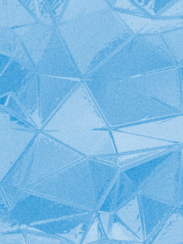 清新唯美蓝色几何底玻璃效果背景