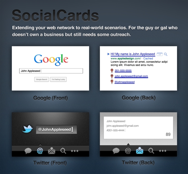 谷歌推特社会卡套PSD