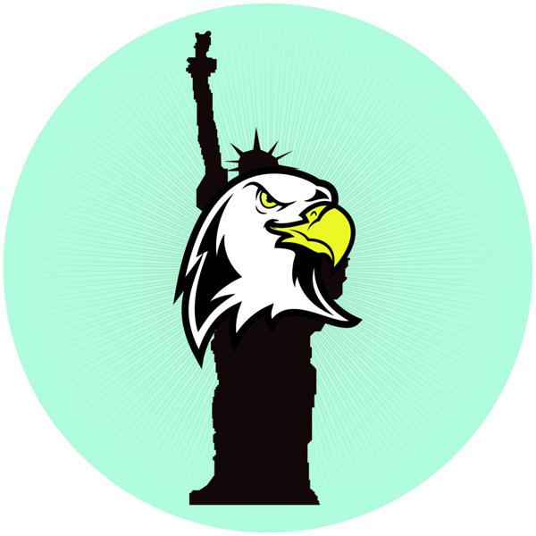 美国雄鹰logo标志设计