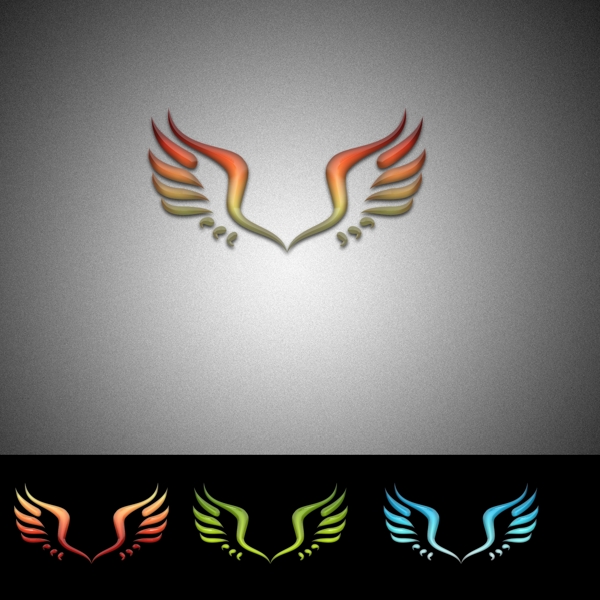 天使logo翅膀logo图片