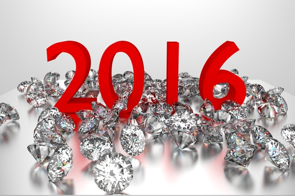 2016数字与钻石图片
