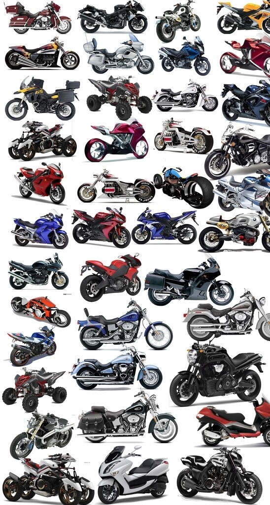 各式摩托车图片