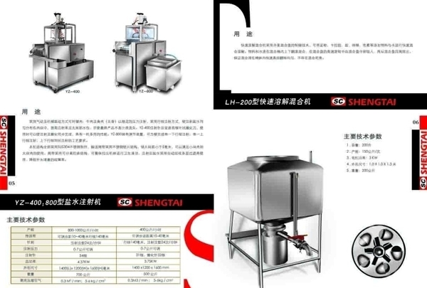 盛泰食品机械宣传画册图片