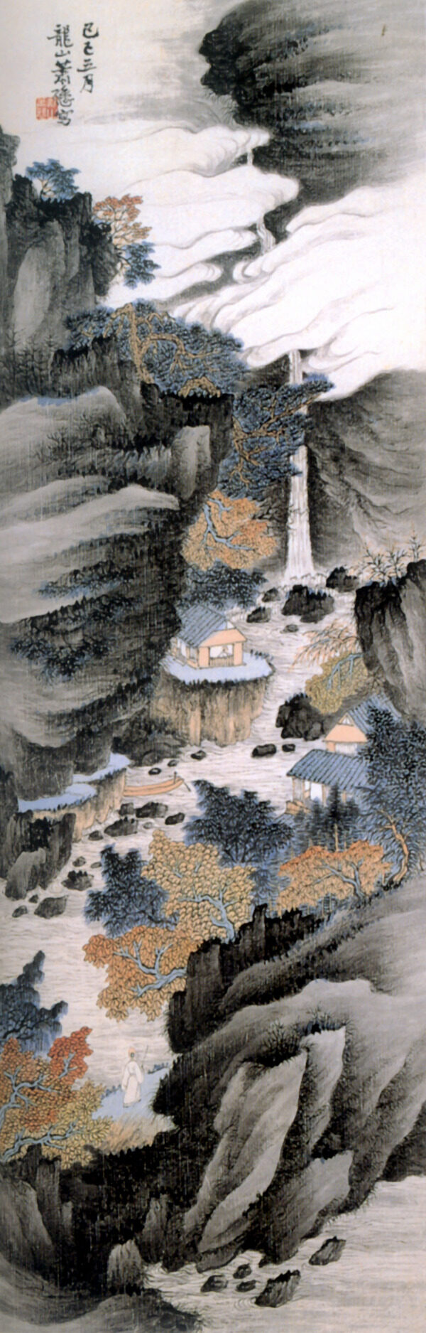 山水水墨画