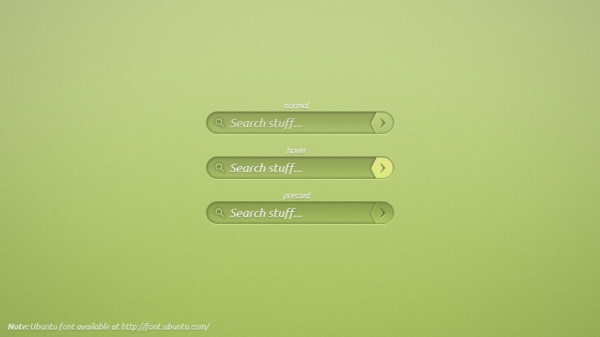 绿色的搜索栏