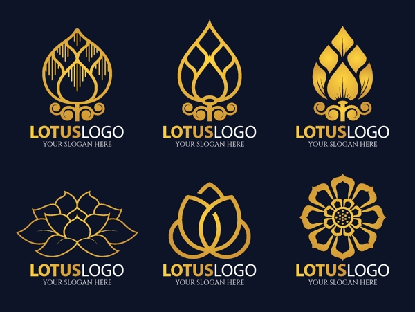 金色花朵LOGO