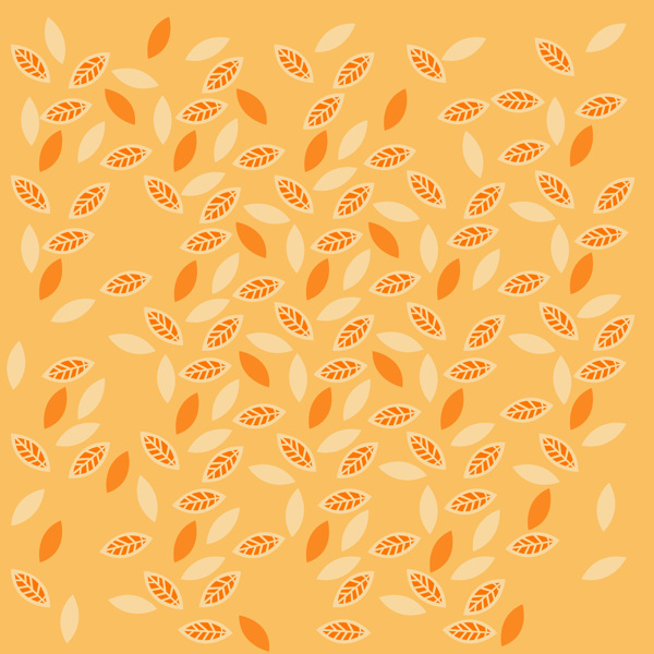 橘黄树叶背景底纹