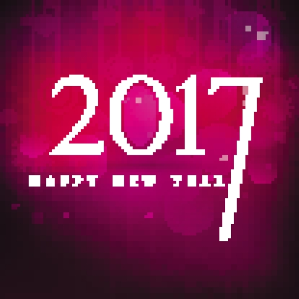 2017新年红色背景