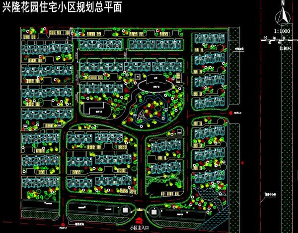 小区规划兴隆花园