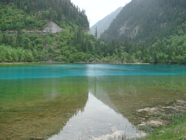 九寨沟美景自然风光山水景观