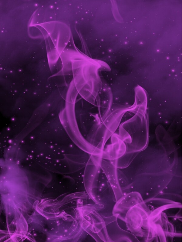 原创紫色梦幻烟雾背景