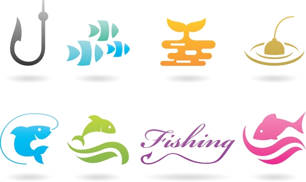 钓鱼标志Logo