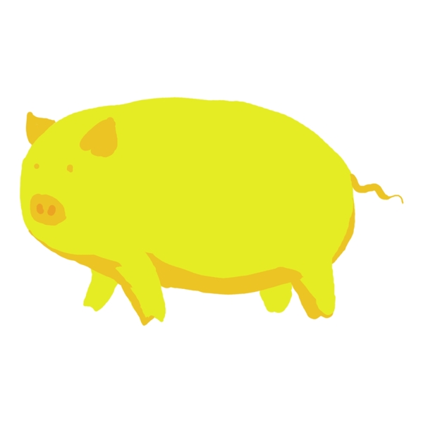 2019年猪年小猪png元素