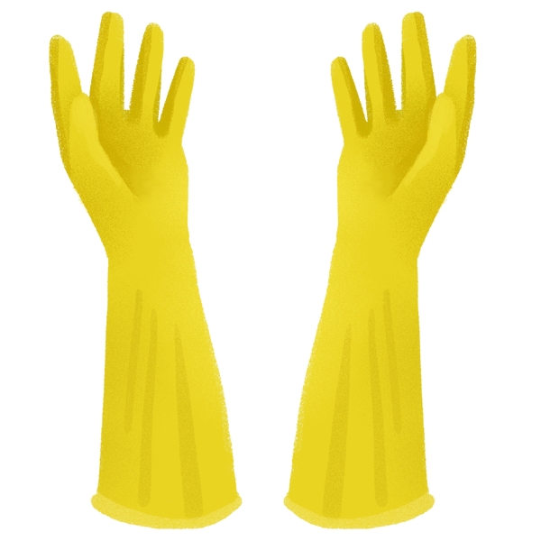 纯原创肌理风格清洁用品清洁手套