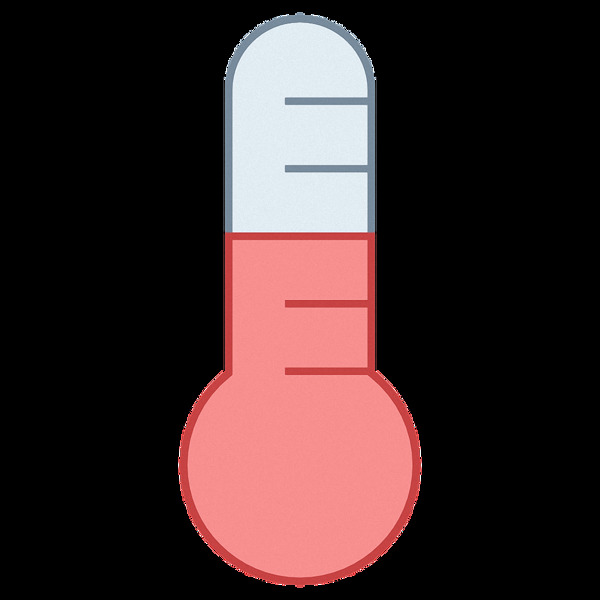 红色气温计图标免抠png透明素材