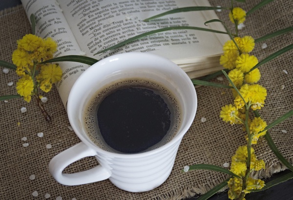 咖啡与书唯美意境