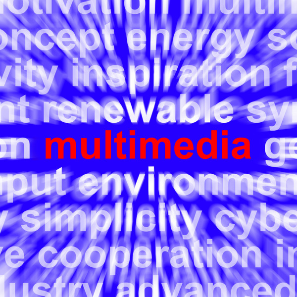 多媒体字显示的电影和广播的数字技术
