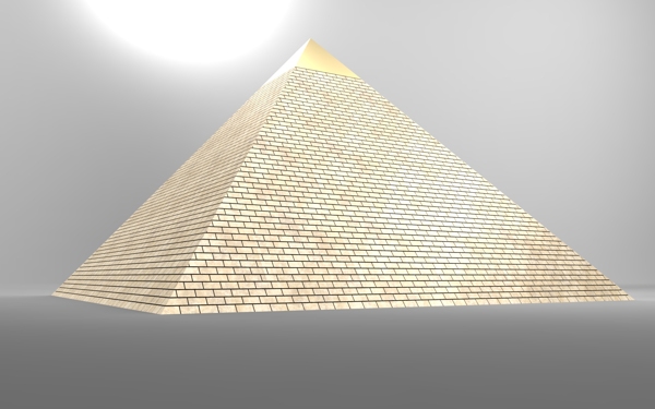下载金字塔的浮雕模型