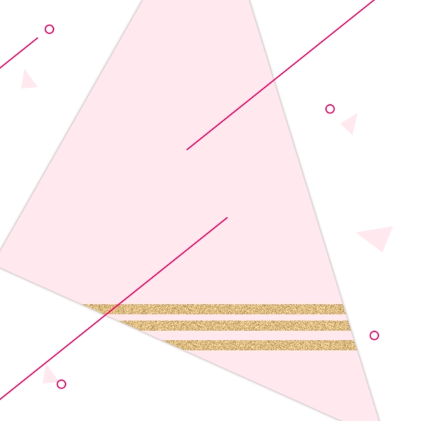 简约粉色线条主图