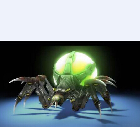 绿光蜘蛛模型