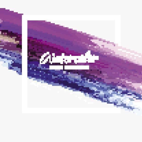 背景纹理紫色水彩与框架