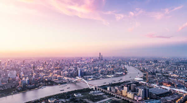 上海高清建筑俯瞰背景