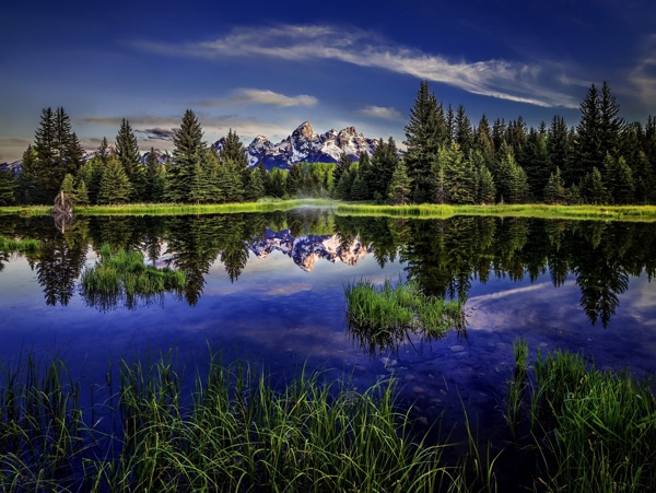 美国怀俄明州自然风景